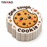 Autocollant d'emballage pour biscuits faits main, autocollant adhésif en vinyle découpé sur mesure, imperméable, pour boulangerie, sachet de biscuits, boîte, pot, scellage
