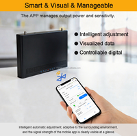 Répéteur de réseau mobile tri-bande ALC à gain élevé et à puissance élevée 70dB 25dBm, amplificateur de signal de téléphone portable 2g 3g 4g 900/1800/2100