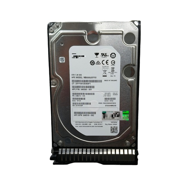 Factory Price Hard Drive 846610-001 846514-B21 6TB SAS 7.2K 12G 3.5 HDD