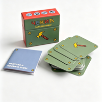 Cartes à Jouer en Papier Mini Format Drôle et Unique, Motif Dessin Animé, Personnalisables, Imprimées, Populaires, Idéales pour Fêtes, avec Boîte – Vente Chaude
