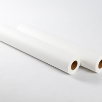 Papier de transfert thermique DTF de haute qualité 70 g/m² 1520 mm x 200 mm pour la sublimation, impression personnalisable de t-shirts noirs