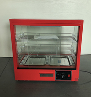 Chauffe-plats électrique commercial en acier inoxydable 950 mm petite vitrine de réchauffement de table température constante Source d'alimentation 220V