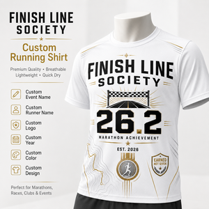 Camiseta Conmemorativa de Manga Corta para Hombre, Club de Running Rítmico Urbano, 100% Poliéster, Ropa Deportiva de Estilo Urbano - Product Image 6