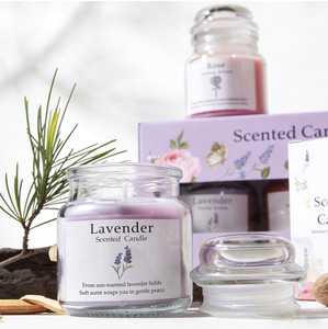 Venta al por Mayor de Velas Aromáticas de Cera de Soya Hechas a Mano en Frascos de Vidrio con Aroma a Osmanthus, Rosa y Lavanda, Velas Perfumadas <span class=keywords><strong>Yankee</strong></span> <span class=keywords><strong>Candle</strong></span> para el Día de la Madre y <span class=keywords><strong>Navidad</strong></span> - Product Image 6