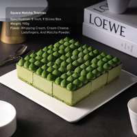Gâteau au fromage faible en gras, prêts à la consommation, saveur miel, chocolat et noix, 850g, boîte de 8 pouces, 10 tranches, dessert surgelé pour présentation en supermarché