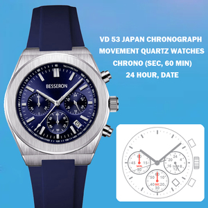 Per Besseron di lusso di natale Design orologi al quarzo movimento per padre marito personalizzato ODM regalo di lusso 22mm pelle stile antico - Product Image 3
