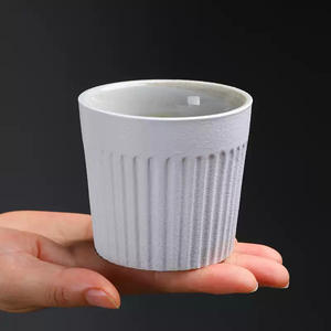 Tasse à café minimaliste de style japonais avec bec verseur, finition mate, couleur unie, capacité de 180 ml, pour la maison et les cafés - Product Image 3