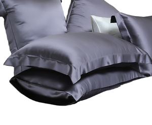 Taie d'oreiller en soie biologique double face 100%, taie d'oreiller en soie de luxe abordable - Product Image 2