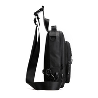 Nouveau design de sac à connecteur USB Messenger Style sac portable d'extérieur sac à bandoulière en nylon de haute qualité pour hommes