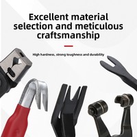 Trousse à outils de réparation automobile transfrontalière avec pochette de rangement, pince de déconnexion de raccords de carburant en métal, pince de séparation de circlips