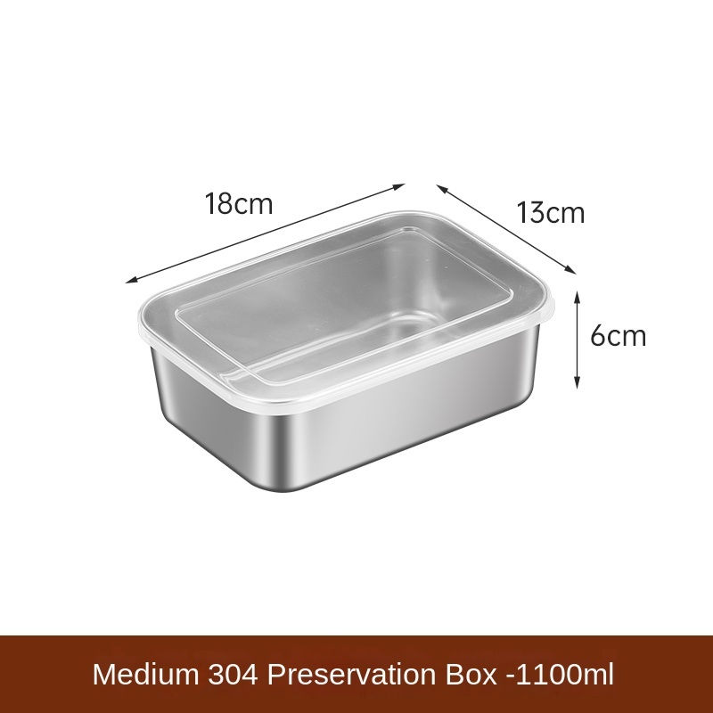 201# with lid 18*13*6 [medium flavor box 1100ml]]
