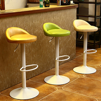 Ensemble de chaises hautes en velours, tabouret de Bar pour Restaurant, salle à manger, moderne, de luxe,