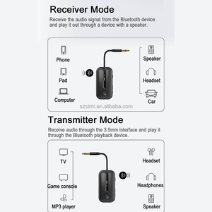 <span class=keywords><strong>Émetteur</strong></span>-<span class=keywords><strong>récepteur</strong></span> <span class=keywords><strong>Bluetooth</strong></span> 2 en 1, convertisseur audio AUX pour <span class=keywords><strong>voiture</strong></span>, matériau ABS pour haut-parleurs, téléviseurs, ordinateurs, écouteurs sans fil - Product Image 3