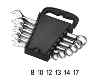 Outils à main Hiyes combinaison de haute qualité 24PC jeu de clés à cliquet clé Portable Surface chromée clé antirouille