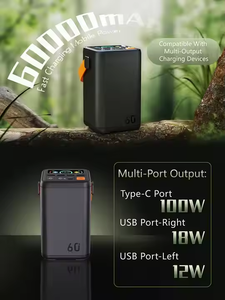 Station d'alimentation portable 60000mAh à vente chaude, système d'énergie portable 110V/<span class=keywords><strong>220V</strong></span> AC avec USB, banque d'alimentation <span class=keywords><strong>220V</strong></span>, Powerbanks - Product Image 3