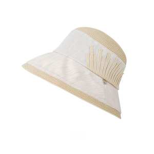 Chapeau Bob en Paille pour Femme avec Logo Personnalisé, Protection Solaire, Style Décontracté, Idéal pour l'Été - Product Image 5