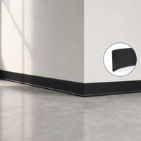 Plinthe murale en vinyle PVC moderne, résistante à l'eau, pour écoles, hôpitaux, maisons et centres commerciaux