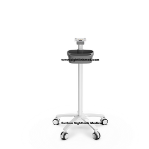 医療機器スタンド高さ調整可能モニターカート注入スタンド病院トロリーECGカート - Product Image 2