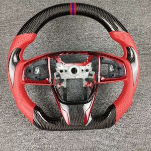 Volante Deportivo de Fibra de Carbono LED Personalizado de Alta Calidad en Oferta para Accord <span class=keywords><strong>Civic</strong></span> CR-V Sport Fit Upgrade - Product Image 6