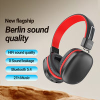 Headphone nirkabel A42 Stereo, Headphone kualitas tinggi BT Headset Gaming telinga ponsel komputer Audifonos