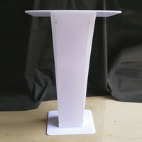 Lanterne d'église transparente en acrylique, plate-forme en plexiglas