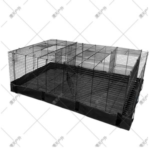 Alfombrilla impermeable para jaula de mascotas, cubierta de base rectangular azul para hámsteres, conejillos de indias, cojín para asiento de perro ZRH 124 - Product Image 3