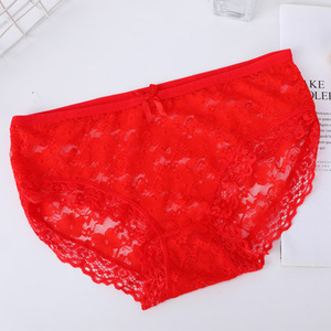 Slip Sexy da Donna con Ricamo Floreale in Pizzo, Mutandine Trasparenti Colorate in Rete, <span class=keywords><strong>Perizoma</strong></span> Lavorato a Maglia - Product Image 3