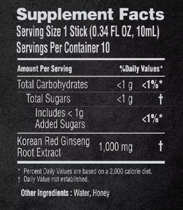 Oem Vegan Hàn Quốc nhân sâm đỏ uống cải thiện tập trung tăng cường sức sống bằng miệng lỏng người lớn - Product Image 3