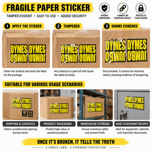 Maßgefertigte Zerstörbare Aufkleber mit Großem Text auf Eierschalenpapier, Offsetdruck-Bögen und Packungen für Taschen, Verpackungen und <span class=keywords><strong>Post</strong></span> zum Großhandelspreis - Product Image 2