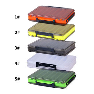 Çift taraflı 7 bölmeli boyutu plastik balıkçılık sahte yemli olta takımı kutusu saklama kutusu taşınabilir şeffaf olta takımı kutusu - Product Image 4