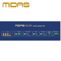 Boîtier de scène numérique MIDAS DL251 48 canaux, 48 entrées XLR, 16 sorties XLR, interface audio professionnelle AES50, 48kHz/96kHz, faible latence