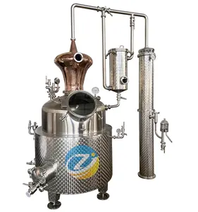500L novo artesanato Venda De Fábrica Vários Amplamente Utilizado Gin Destilaria Moonshine Copper Distiller Micro Destilaria Equipamentos gin still