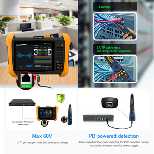 Détecteur <span class=keywords><strong>de</strong></span> caméra IP Ex SDI 8K série H20 compatible AHD CVI TVI, testeur laser TDR - Product Image 6