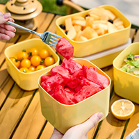 Boîte à lunch personnalisée avec logo/couleur, rangement de cuisine, conservation des aliments frais à l'extérieur, boîte à bento, boîte à lunch pour la maison