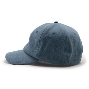 Casquettes de baseball personnalisées en coton délavé vintage de haute qualité à 6 panneaux, couleur unie, style denim Dad Hat - Product Image 3