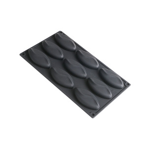 Oval Cake Mold 10 Cavities Silicone Baking Mold For DIY Desserts Ice Cream Chocolate Mousse Sandwich Cake - Product Image 4