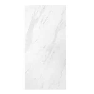Goodone Villa White Glazed Calacatta Polished Porcelain Floor 12X24 Glossy White Tile