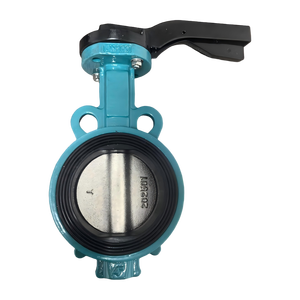 วาล์วผีเสื้อแบบใช้มือจับทำจากอะลูมิเนียมอัลลอยวาล์วผีเสื้อแบบแมนนวลน้ำหนักเบาสำหรับระบายอากาศและท่อน้ำ - Product Image 2