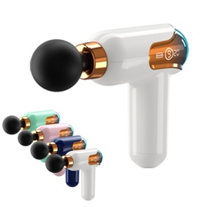 Pistolet de massage musculaire sans fil avec moteur silencieux, 4 accessoires, pistolet de thérapie par percussion portable pour la récupération sportive - Product Image 1