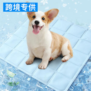 Tapis rafraîchissant pour animaux de compagnie, rectangulaire, en gel, doux, pour chiens, lavable à la main, rembourrage en mousse de polyuréthane - Product Image 3