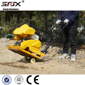 เครื่องบดอัดดินแบบแผ่นสีเหลืองพร้อมเครื่องยนต์ Lifan สำหรับงานก่อสร้างถนนดิน - Product Image 3