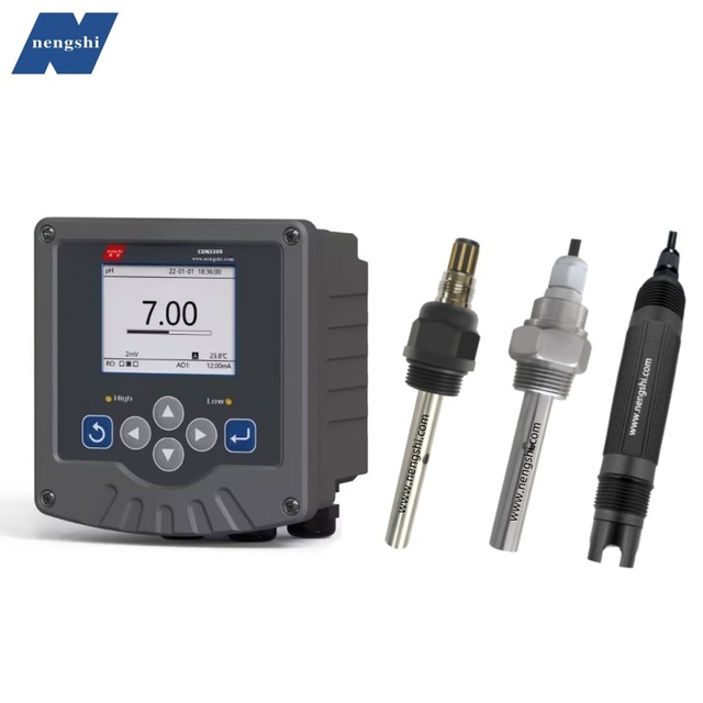 Digital Conductivity Meter Water Quality Online pH ORP EC/TDS Controller RS485 4-20mA Output IP65 Protection OEM Customizable