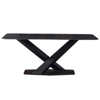 Pieds de table en forme de X Pieds de table modernes en fonte Table à manger en métal Pieds de meubles Lgs