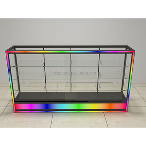 Negozio al dettaglio mobili telaio in alluminio Display negozio di tabacco cassa di vetro negozio di fumo vetrine Display in vetro <span class=keywords><strong>per</strong></span> negozio di fumo - Product Image 4
