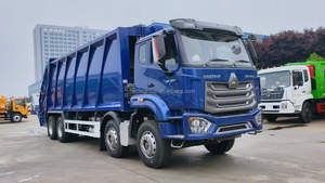 Camion Compacteur de Déchets Automatique à Chargement Arrière LHD RHD 8X4 Robuste Prix Usine - Product Image 6