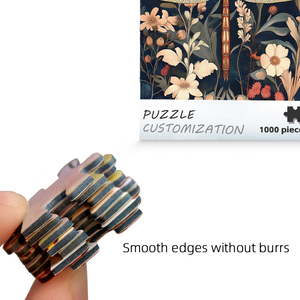 Tốt Nhất Kid Đồ Chơi Tùy Chỉnh Prining Mini Bánh Pizza Bảng Câu Đố Chất Lượng Cao Vui Vẻ Ghép Hình Câu Đố Trò Chơi cho Trẻ Em <span class=keywords><strong>Brain</strong></span> Exercise - Product Image 2