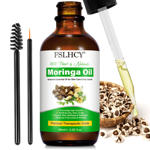 FSLHCY minyak rambut <span class=keywords><strong>Moringa</strong></span> organik tekanan dingin kulit kepala gatal kering minyak biji <span class=keywords><strong>Moringa</strong></span> - Product Image 5