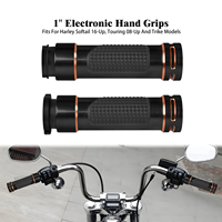 Poignées électroniques de moto 1 pouce (25 mm) pour guidon Harley Touring Road Electra Glide 08-25 FXDLS 16-17 Softail 16-24 Deluxe