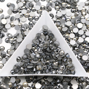 คริสตัลสีเทาเช็กแบบแบน ไม่ใช้ความร้อน <span class=keywords><strong>ขนาด</strong></span> SS20 - Product Image 3