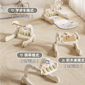 Baby <b>Walker</b> Piano Stand 0-6m Plastic Unisex Early Education Toy For Toddlers - Product Image 4